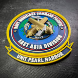 Navy unit insignia wall display for Navy Munitions Command Pacific East Asia Division, Unit Pearl Harbor
