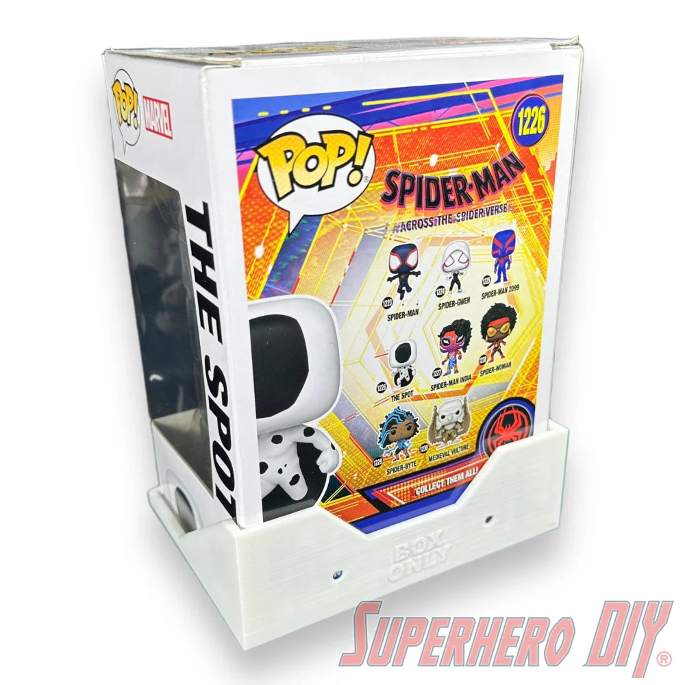 Funko Pop Box Floating Shelf Wall Mount with Command Strips | Fits Soft Cases or Funko Pop Box only - Superhero DIY