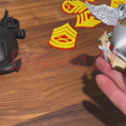 🦅 3D Wall-Mountable USMC Eagle, Globe, and Anchor | Multiple sizes | Marine Corps EGA Insignia