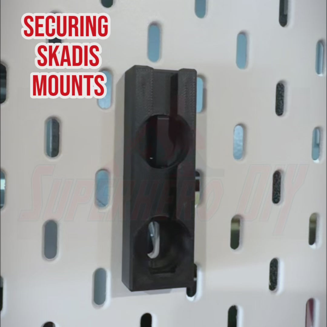 How to mount your ikea-skadis compatible hockey mounts