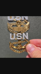 superherodiy showing off the fouled anchor with a 9" wide Senior Chief Petty Officer rank
