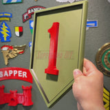 1st infantry division insignia by superherodiy