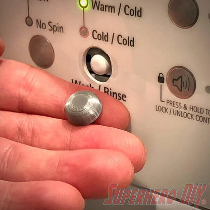 Check out the Replacement Button Cap for Kenmore Washer / Dryer from Superhero DIY! The perfect solution for only $3.60