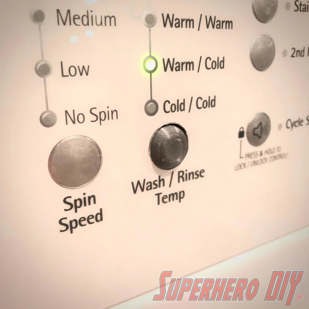 Check out the Replacement Button Cap for Kenmore Washer / Dryer from Superhero DIY! The perfect solution for only $3.60