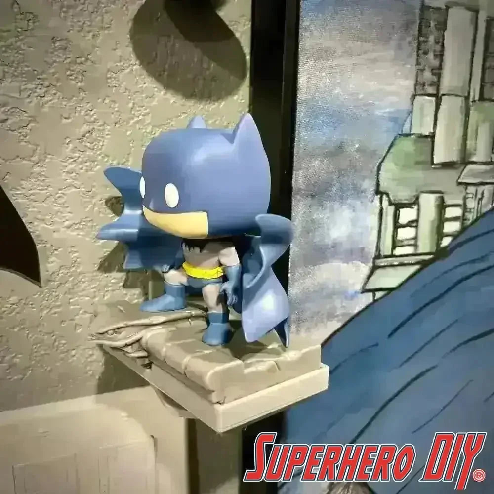 Rotating Shelf for Jim Lee Batman Funko Pop - SuperheroDIY