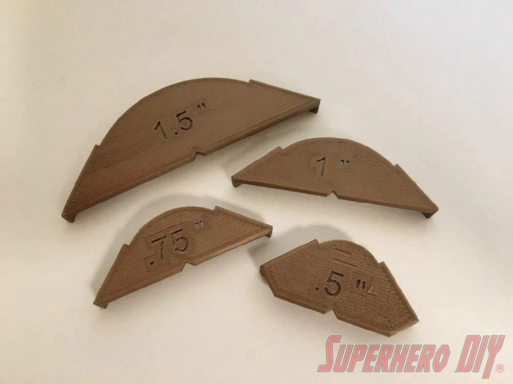 Check out the Rounded Corner Template | 3D-printed woodworking corner stencil from Superhero DIY! The perfect solution for only $4.50