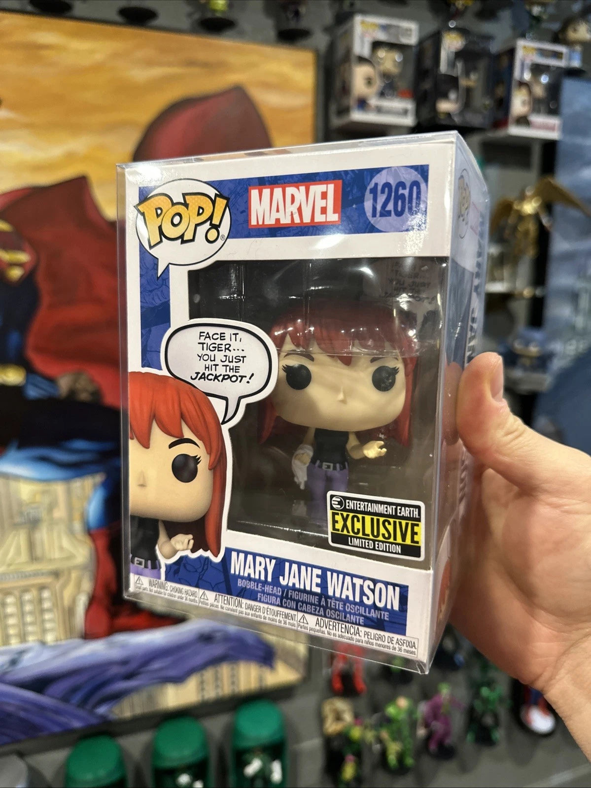 Funko Pop! Vinyl: Marvel - Mary Jane Watson #1260 - Entertainment Earth Exclusive for sale - Superhero DIY