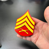 USMC Enlisted Rank | Multiple sizes available | Marine Corps NCO rank