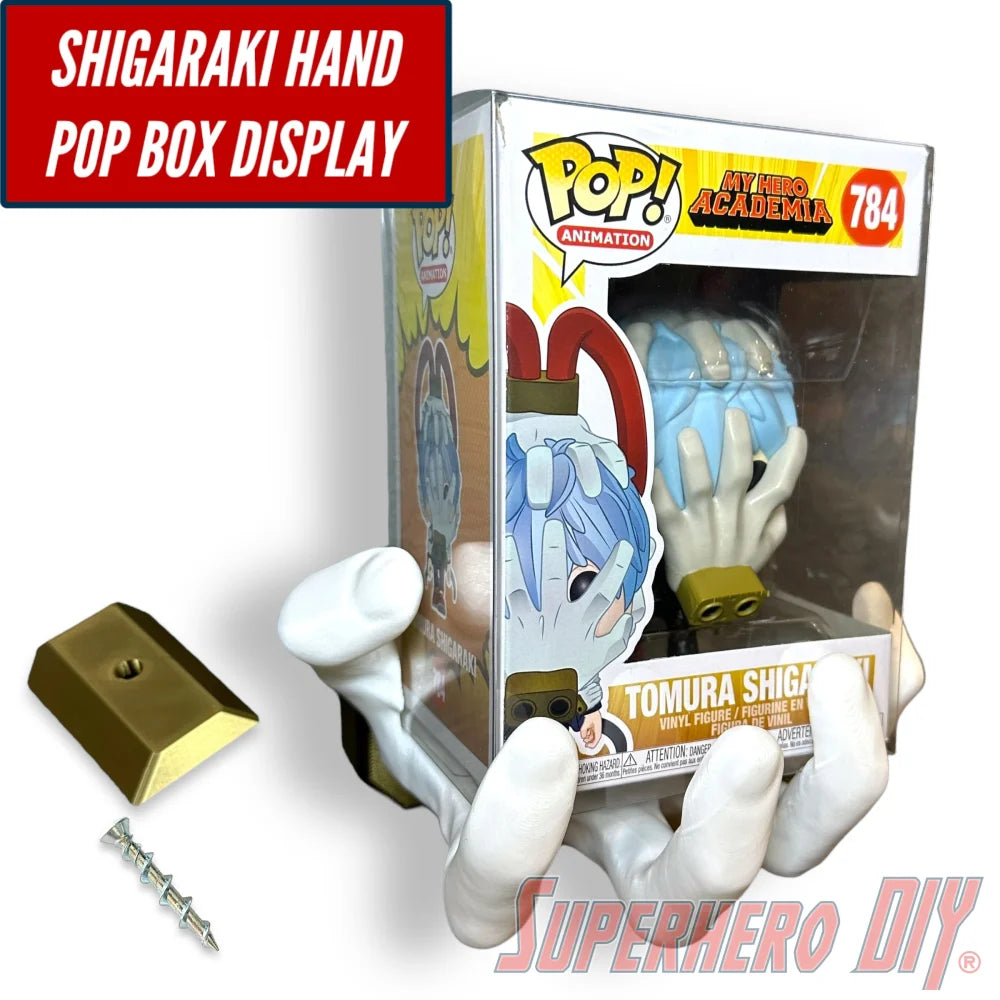 Shigaraki Hand Pop Box Display for Funko Pop Boxes - Superhero DIY