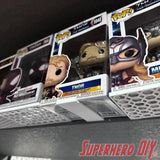 Simple Pop Box Wall Mount Simple Figure Display Shelf for Funko Pop Box | Includes Command strips or screws! - Superhero DIY