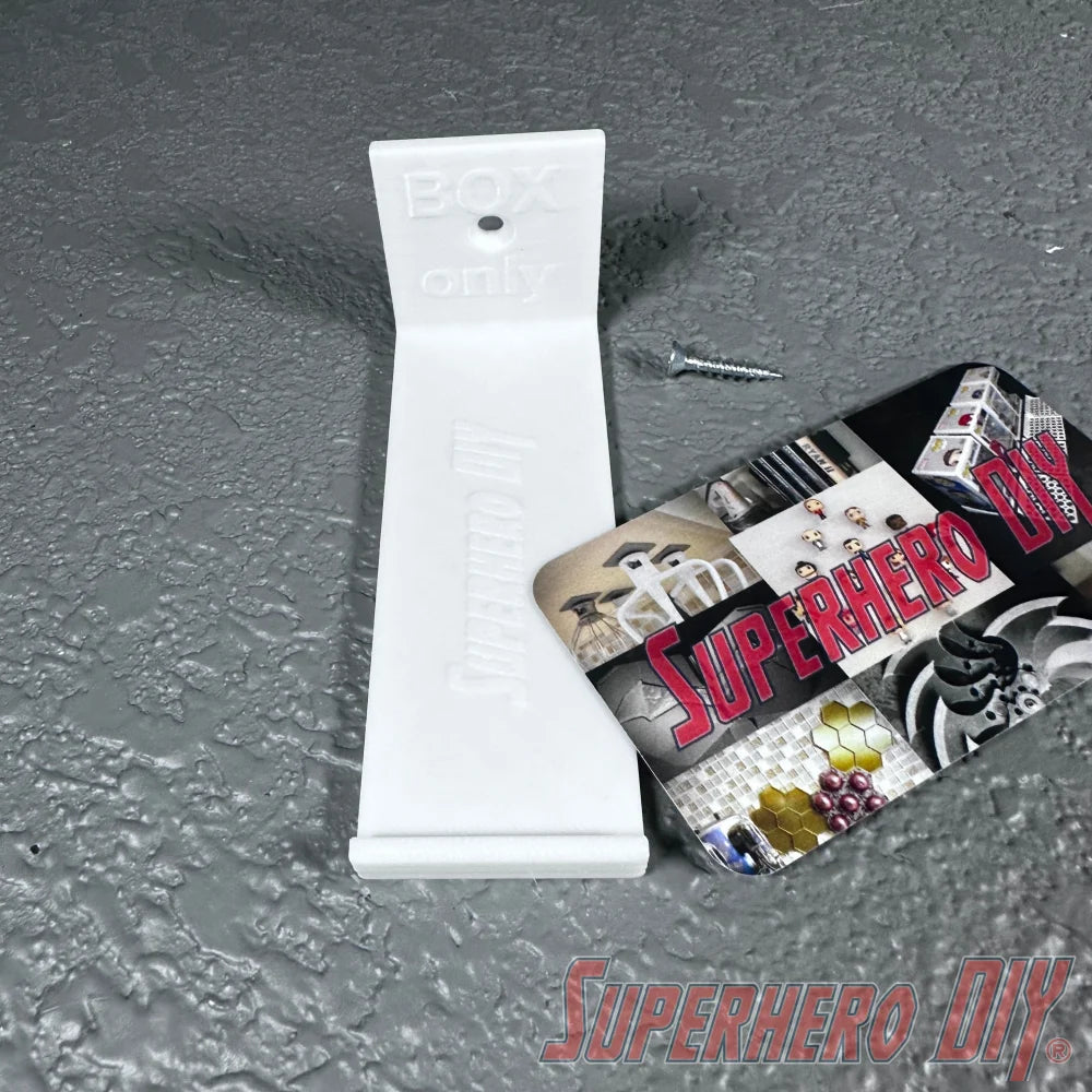 Simple Pop Box Wall Mount Simple Figure Display Shelf for Funko Pop Box | Includes Command strips or screws! - Superhero DIY