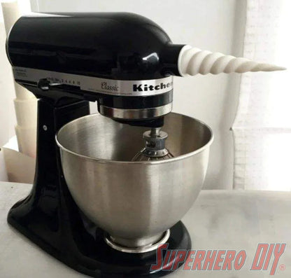 Spinning Unicorn Horn Attachment for KitchenAid Stand Mixer | SPINS when mixer runs! - Superhero DIY