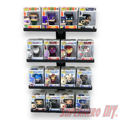 STACKABLE Floating Shelf for Bitty Pop Box Sets - Superhero DIY