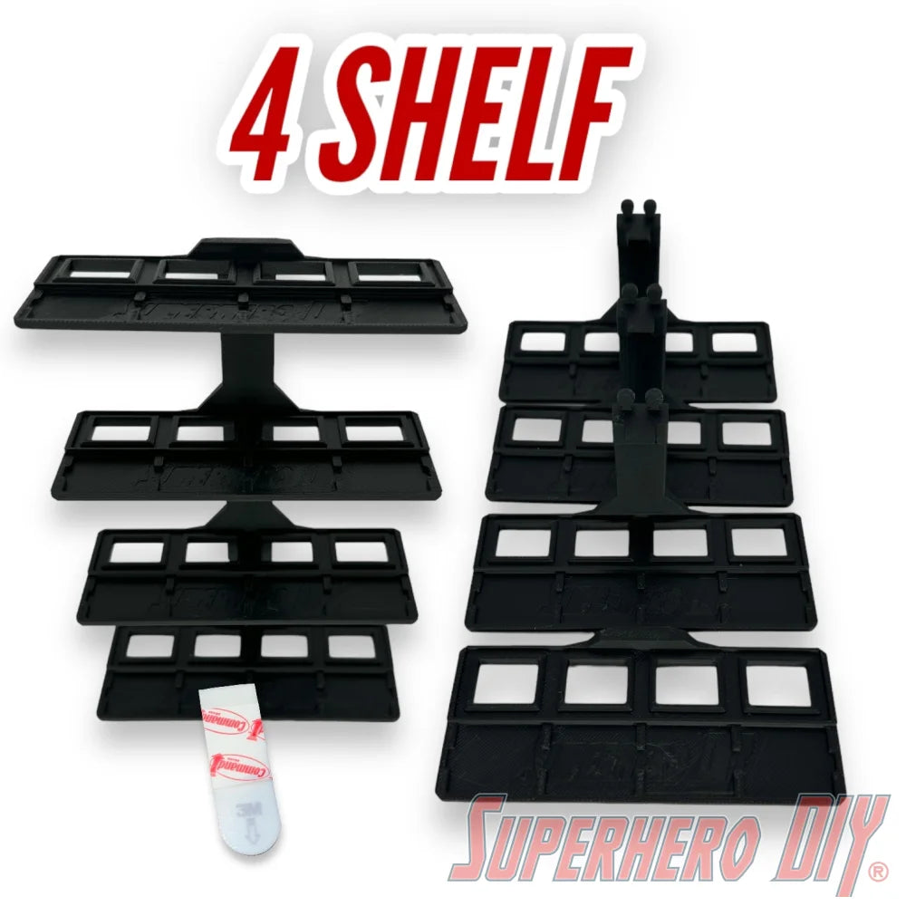 STACKABLE Floating Shelf for Bitty Pop Sets - Superhero DIY