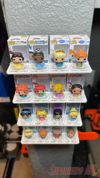 STACKABLE Floating Shelf for Bitty Pop Sets - Superhero DIY