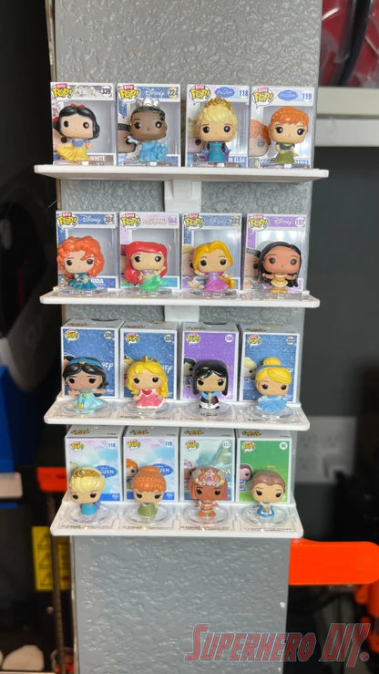 STACKABLE Floating Shelf for Bitty Pop Sets - Superhero DIY