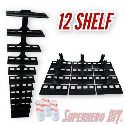 STACKABLE Floating Shelf for Bitty Pop Sets - Superhero DIY