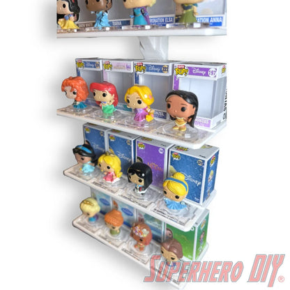 STACKABLE Floating Shelf for Bitty Pop Sets - Superhero DIY