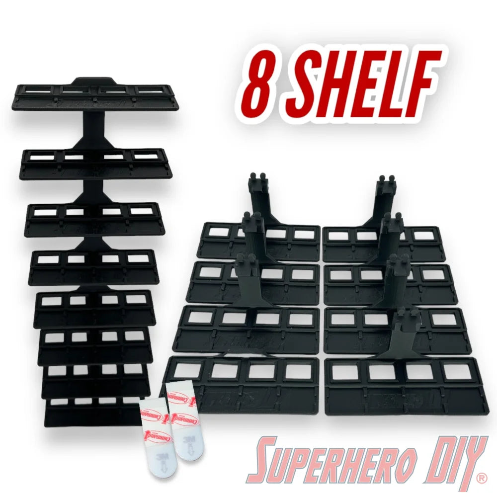 STACKABLE Floating Shelf for Bitty Pop Sets - Superhero DIY