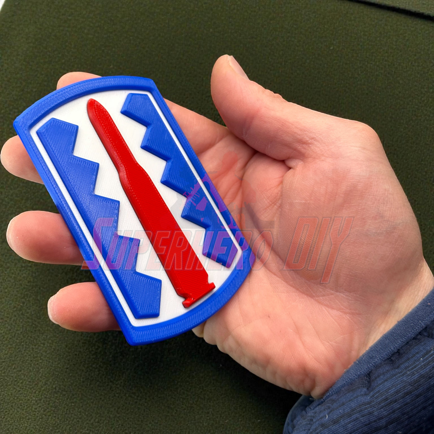 197th Infantry Brigade Display Insignia | Multiple sizes - Superhero DIY