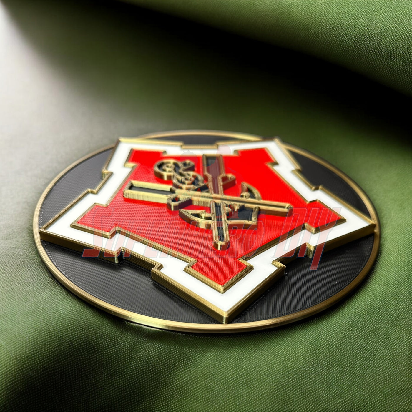 2nd Engineer Battalion Display Insignia | Multiple sizes - Superhero DIY for wall or shadowbox display