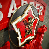 2nd Engineer Battalion Display Insignia | Multiple sizes - Superhero DIY for wall or shadowbox display
