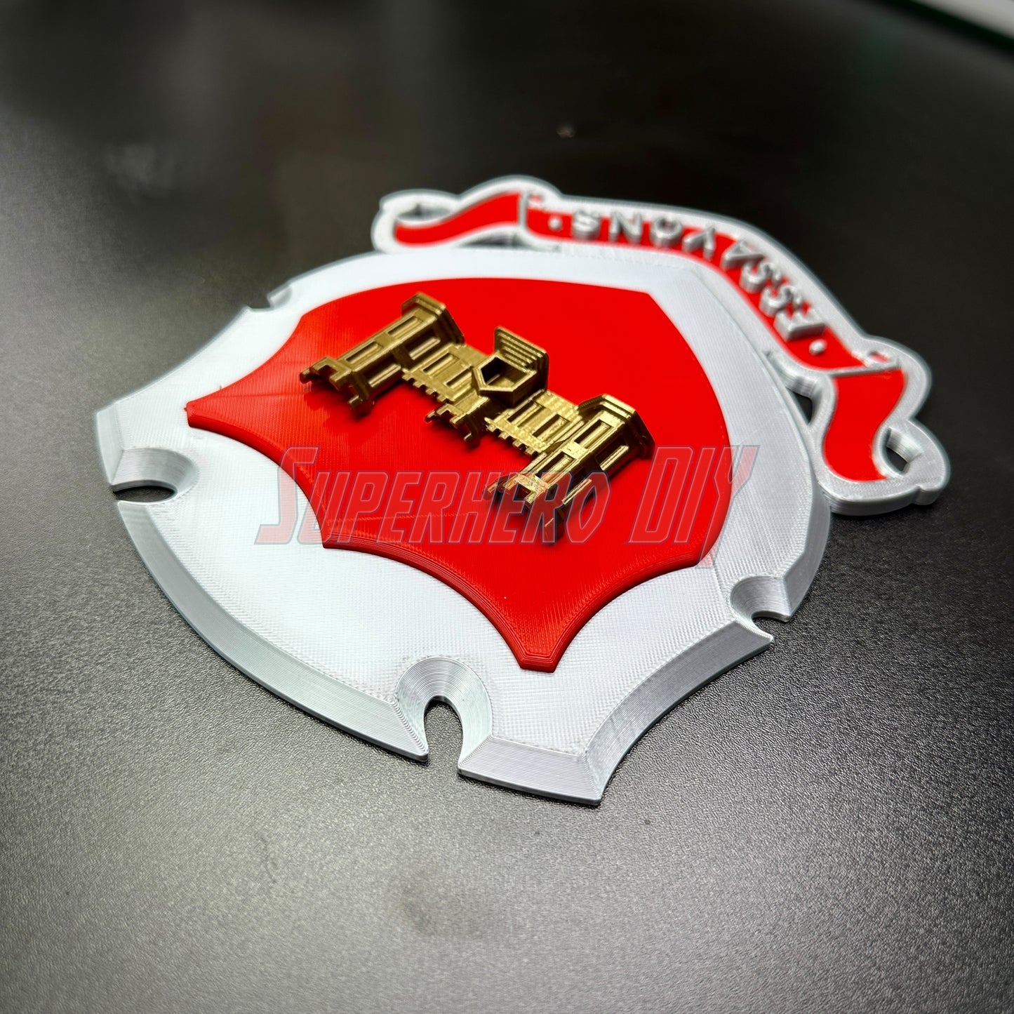 Engineer Regimental Crest –  Multiple Sizes Available for Shadow Box or Wall Display showcased in bold 3D design.