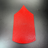 USMC enlisted rank insignia in red, showcasing the Marine Corps tradition and quality craftsmanship.
