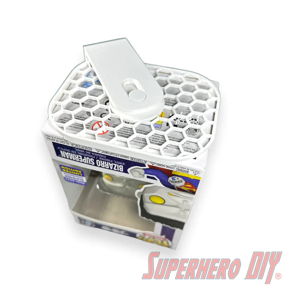Check out the SWIVEL Pop Box Floating Shelf | Rotate your box for the perfect display | Screws included from Superhero DIY! The perfect solution for only $7.95