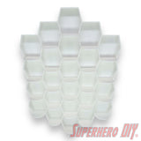 Tall Hexagon Wall Display for up to 24 Small Collectibles | Funko Advent Calendar, Disney Doorables, etc! - Superhero DIY