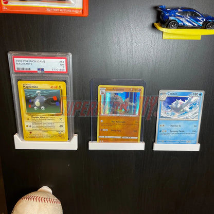 Trading Card Wall Mounts | Display your Trading Cards with ease, fits PSA graded, CGC graded or BGS slabs - Superhero DIY