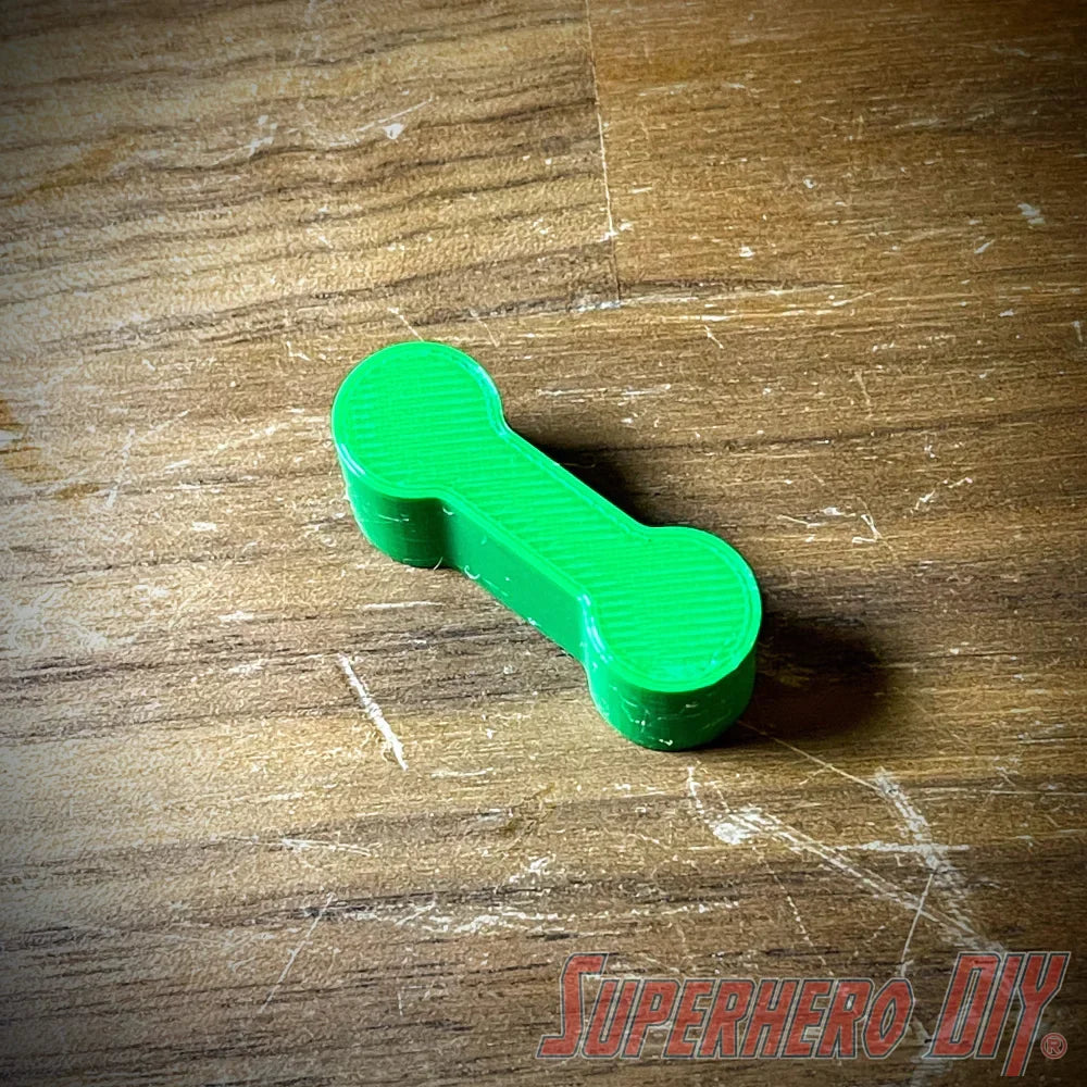 Train Track Connector Piece compatible with Brio or Thomas Wooden Train Track | 3D-printed enhancement for Wooden Train Set - Superhero DIY