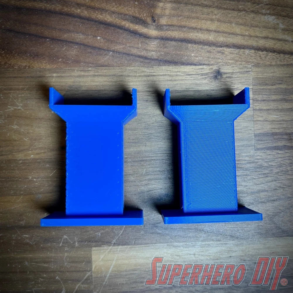 Train Track Support Riser Column compatible with BRIO, Imaginarium, or Thomas Wooden Train Track | 3D-printed enhancement for Train Set - Superhero DIY