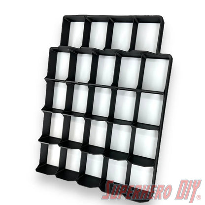 Upright Wall Display for Funko Advent Calendar - Display up to 24 Pocket Pops or Doorables! - Superhero DIY