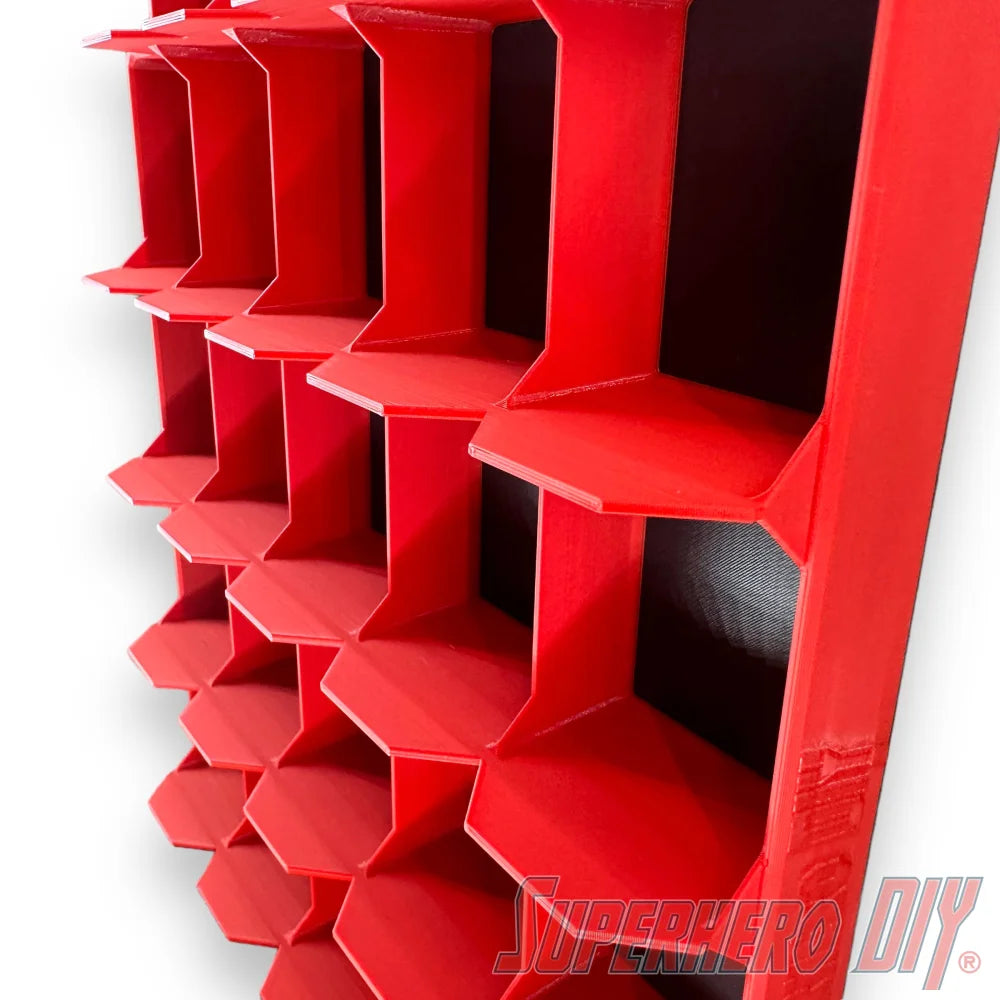 Upright Wall Display for Funko Advent Calendar - Display up to 24 Pocket Pops or Doorables! - Superhero DIY