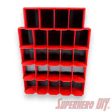 Upright Wall Display for Funko Advent Calendar - Display up to 24 Pocket Pops or Doorables! - Superhero DIY
