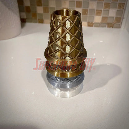 Waffle Cone Stands! Ice Cream Cone Holder Stands shaped like Waffle Cones! Perfect decor for ice cream scooping or ice cream party - Superhero DIY