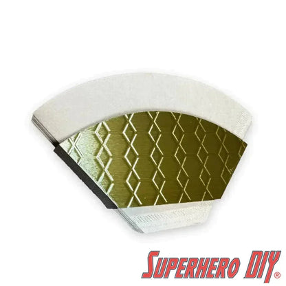 Check out the Wall Mount Filter Holder for Pour Over Coffee Filters | Inside Shelf Filter Storage for Paper Coffee Filters | Command strip included from Superhero DIY! The perfect solution for only $8.81