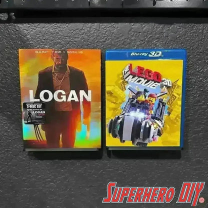 Check out the Wall Mount for Bluray or Game Cases | Floating Shelf for Video Games or Movies | Includes Command strip from Superhero DIY! The perfect solution for only $2.39