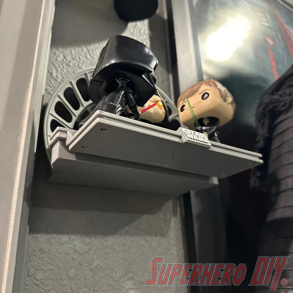 Wall Mount for Darth Vader vs. Luke Skywalker #612 Funko Pop Moment - Superhero DIY