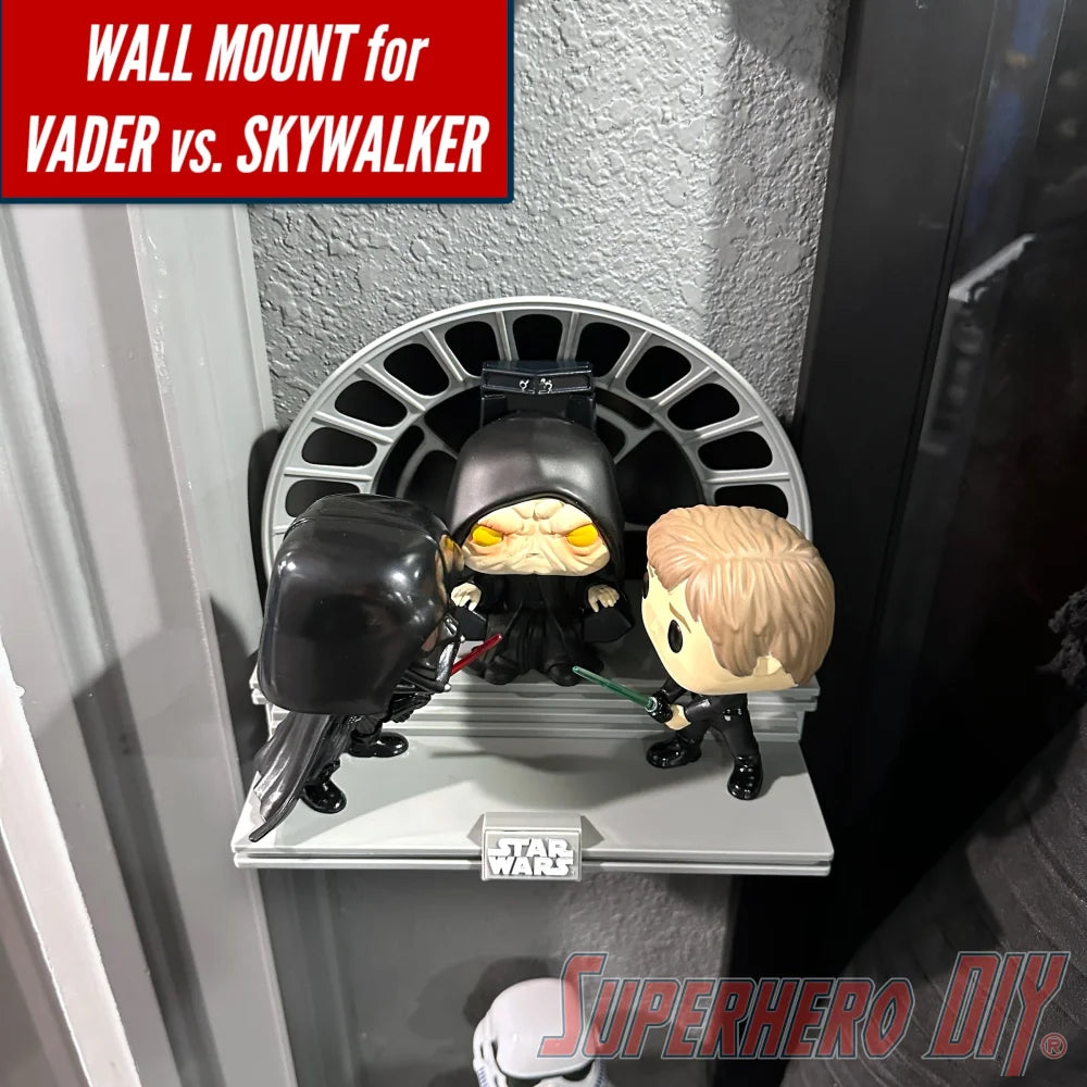 Wall Mount for Darth Vader vs. Luke Skywalker #612 Funko Pop Moment - Superhero DIY