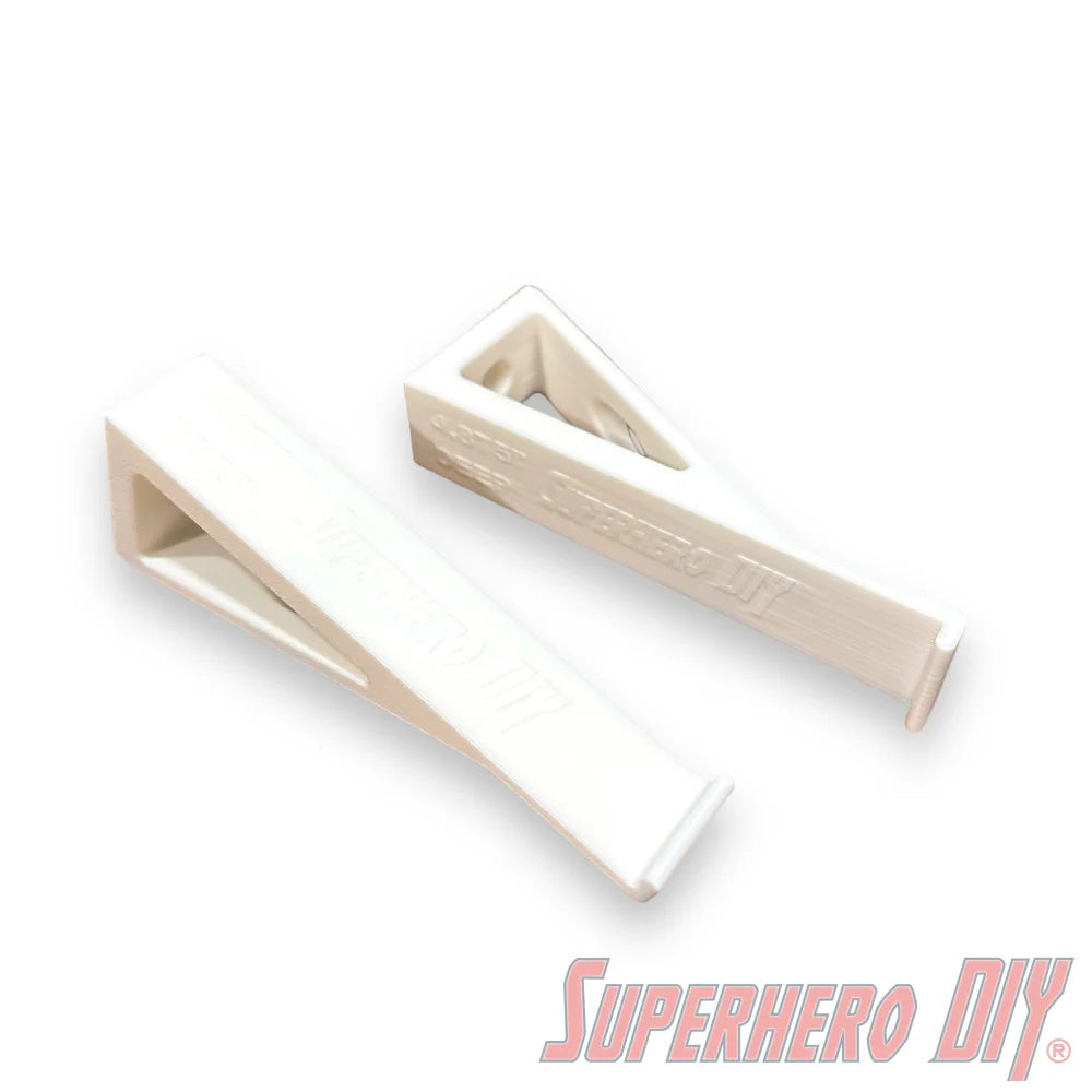 Check out the Support Brackets for Funko Pop! Moments Deluxe | Pair for wall-mounting comes with screws from Superhero DIY! The perfect solution for only $12.99