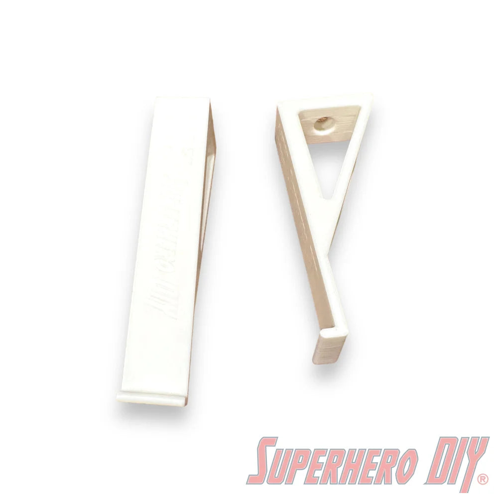 Check out the Support Brackets for Funko Pop! Moments Deluxe | Pair for wall-mounting comes with screws from Superhero DIY! The perfect solution for only $12.99