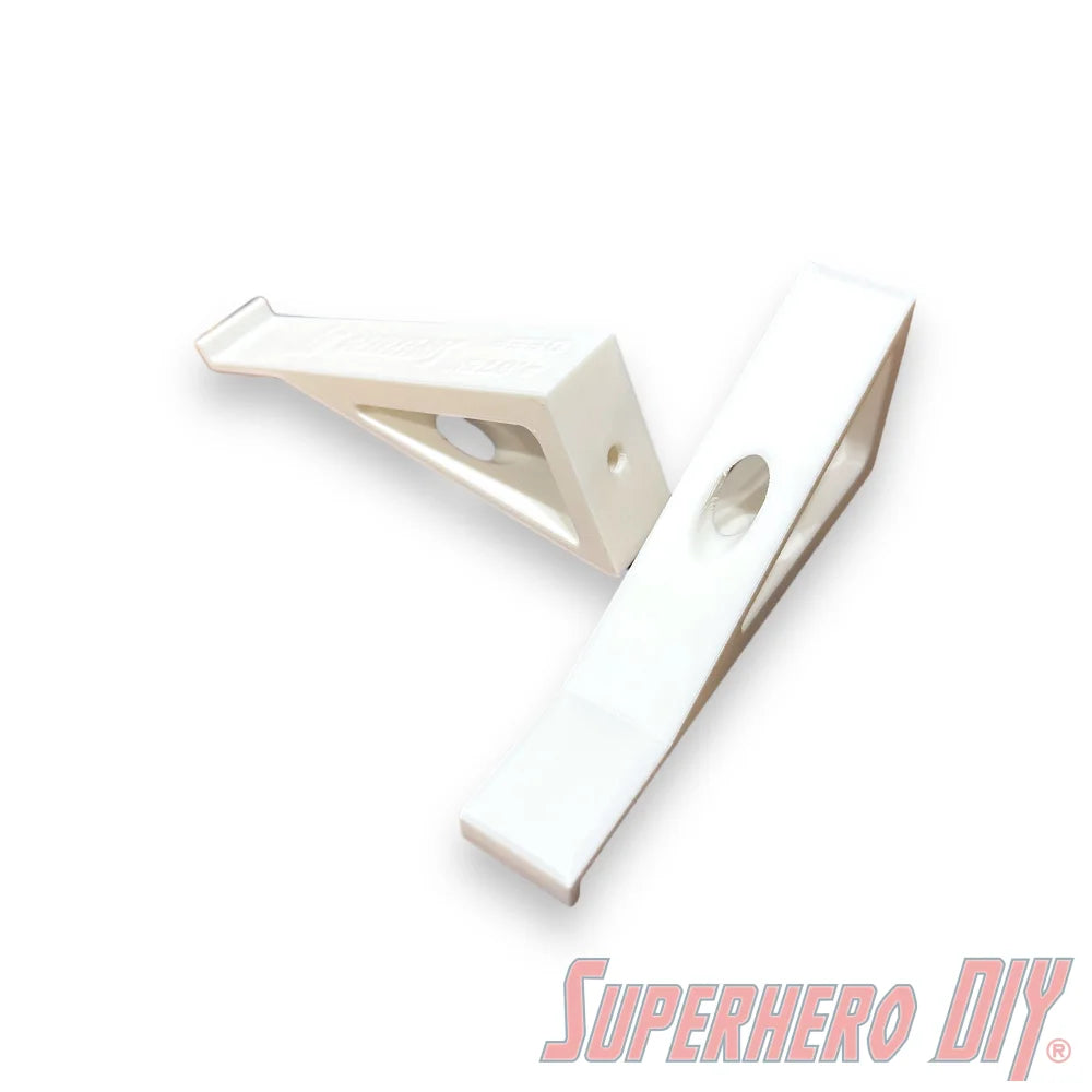 Check out the Support Brackets for Funko Pop! Moments Deluxe | Pair for wall-mounting comes with screws from Superhero DIY! The perfect solution for only $12.99