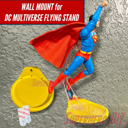 Wall Mount for McFarlane DC Multiverse Flight Stands – Securely Display Your Flying Figures - Superhero DIY