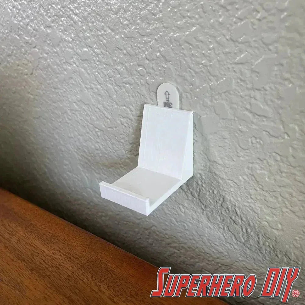 Wall Mount Record Holder | Vinyl Record Holder with 3M command strip | Vinyl Record Storage 3D-printed in color of choice! - SuperheroDIY