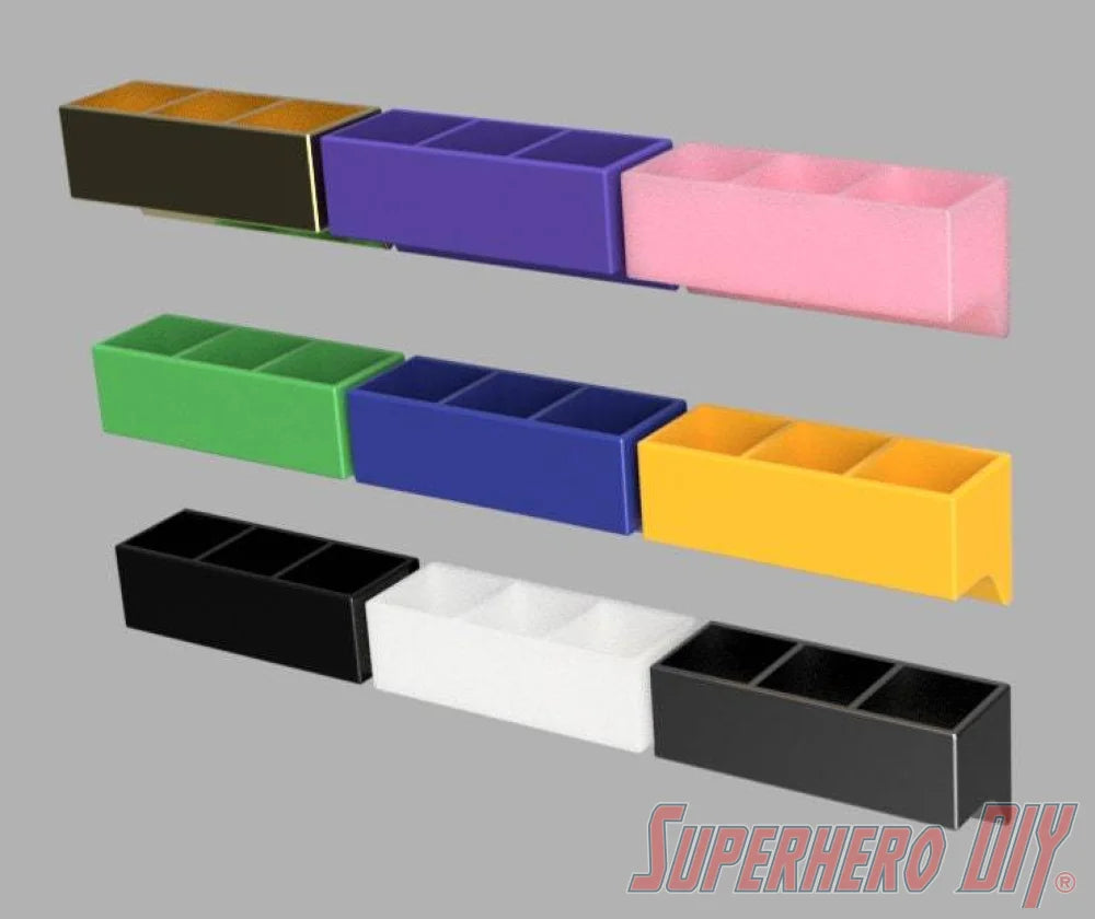 Wall-Mounted 3D-Printed Lipstick Organizer – Space-Saving Makeup Storage Solution - Superhero DIY