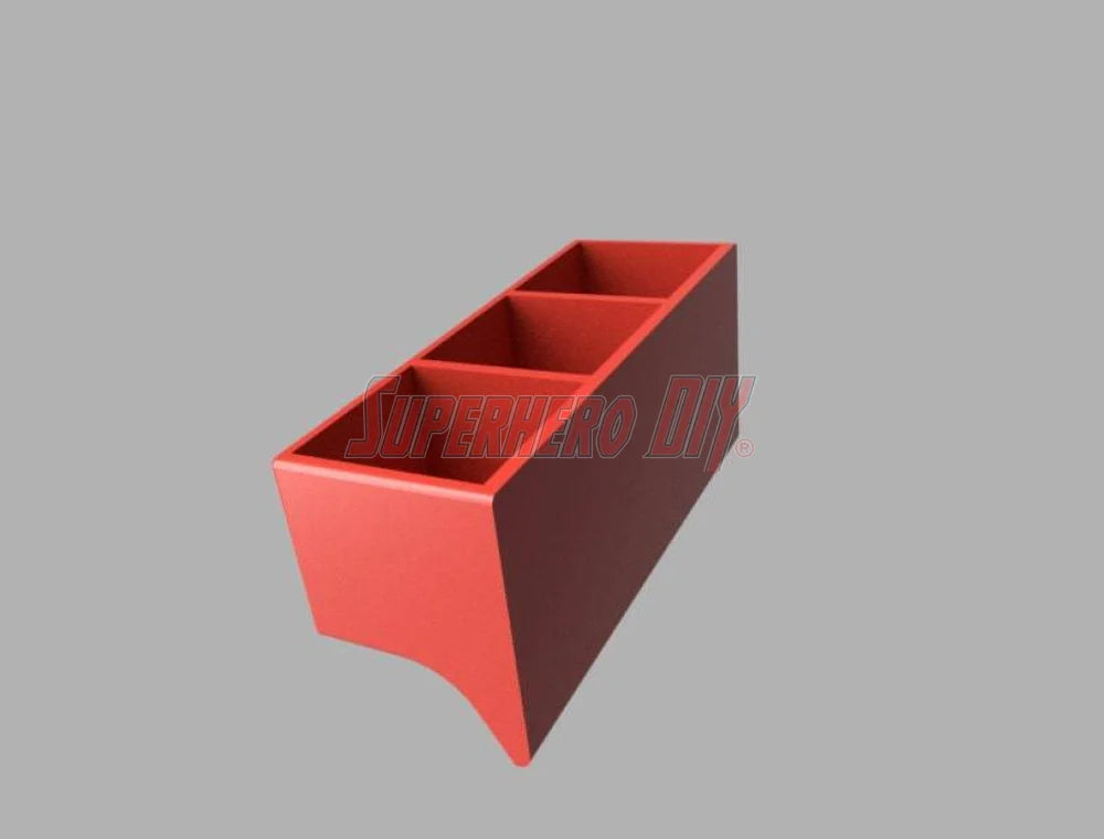 Wall-Mounted 3D-Printed Lipstick Organizer – Space-Saving Makeup Storage Solution - Superhero DIY