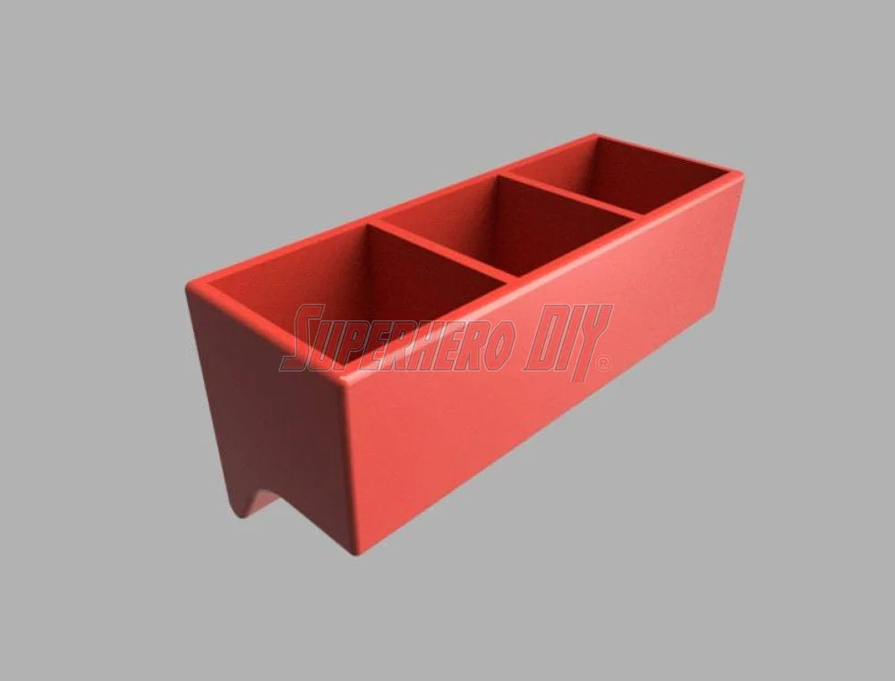 Wall-Mounted 3D-Printed Lipstick Organizer – Space-Saving Makeup Storage Solution - Superhero DIY