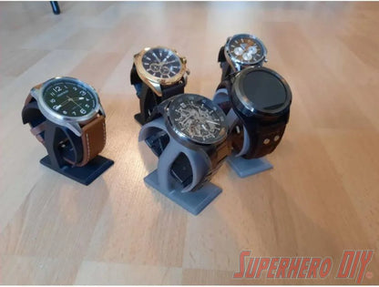 Watch Stand | Watch Holder for single watch | Display your watch collection! - Superhero DIY